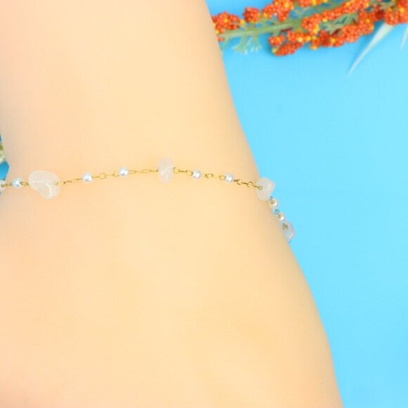 Elegant Handmade Anklet – Perfect for Women & Girls | Ideal Gift Option, DYC1787 - Picture 3 of 11